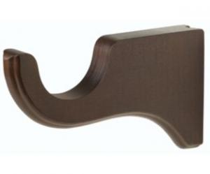 Kirsch 1-3/8" Wood Brackets 841 Coffee 6" Return